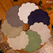 Baby Melon Quilted Placemats, Set of 2
